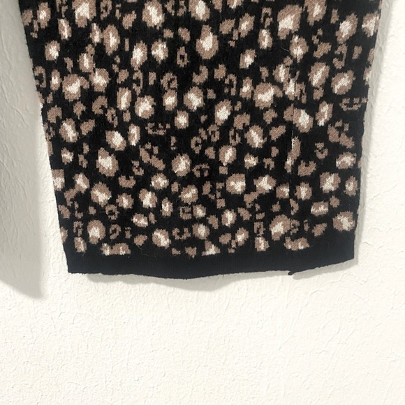 LOGO by Lori Goldstein Naomi Knit Leopard Print Wide Leg Pull-On Pants XL Soft - Picture 3 of 9